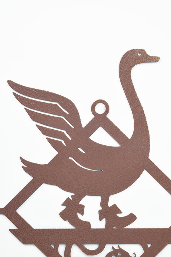Dragon Age Cobbled Swan Metal Wall Art